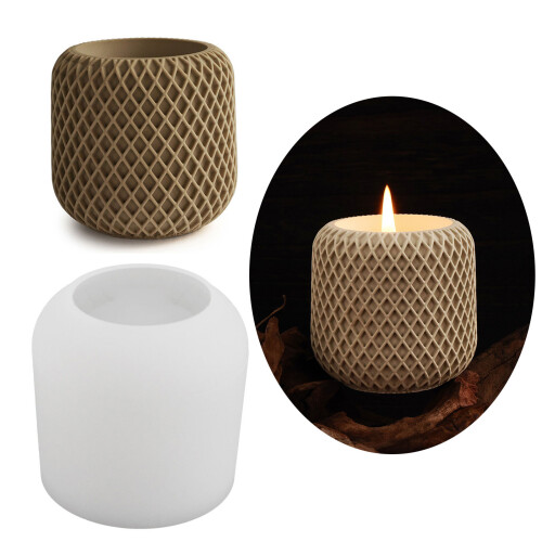 DIY Candle Cup Mold Irregular Ceramic Molds Flower Pots Storage 1
