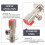 1Set Verteiler Ventil Mit 3- Design Für Rv Und Bad 6