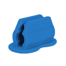 Wall and Desk Pen Holders Silicone Marker Holders Adhesive-Blue