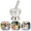 1Set Knoblauchpresse Mit , Küchenwerkzeug, Silber 4