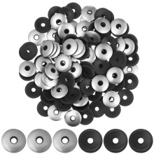 100St Roestvrijstalen Rubber Bonded Seal Washers Voor Lekkage
