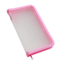 Pochettes de rangement transparentes pour fichiers,- rose
