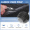Flexibler PVC Carbon Fiber Auto Wrap Schwarz Mit 7D 9