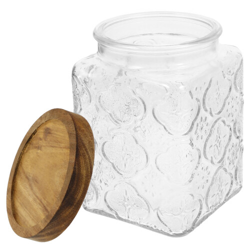 Vorratsdose Luftdicht Mit Holzdeckel Für Und 2