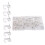 30/50 Pcs Thumb Tacks Push Pins Hooks Decorative Push-Clear 50 1