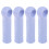 4St Blauwe Plastic Handgrepen Mop Handvat Eindkap Duurzaam 11