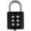 6Digit Combination Padlock Zinc Alloy Black AntiTheft Security For Suitcases With  Password Code 4