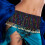 Foulard Danseuse Noir En Chiffon Pailleté Confortable 4