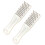 2St Vis Schuurschrapers Wit Plastic Met Roestvrije 1