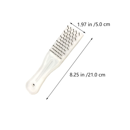 2St Vis Schuurschrapers Wit Plastic Met Roestvrije 1