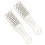 2St Vis Schuurschrapers Wit Plastic Met Roestvrije 7