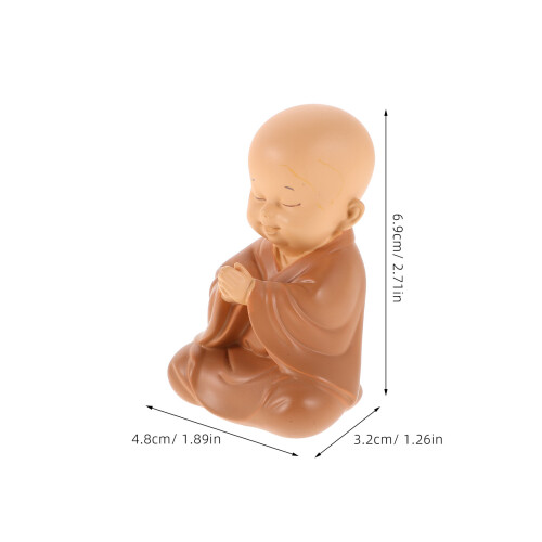 Resin Buddha Auto Ornament Khaki Mini Glücksbringer 1