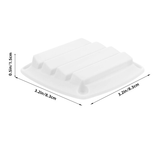 Abs+staal Boot Vent Luchtrooster Wit Voor Camper En Marine 1