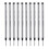 Recharges de stylo de remplacement pour-Noir 0,5 style spirale 1