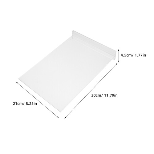4Pcs Transparent Acrylic Menu Holders Table Sign Displays for Home Use 2