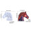 Durable Silicone Mold for Creating Horse Themed Wall-White 4