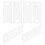 6Stk Transparente Acryl Flaschendeckel Sublimation Kinder 7