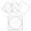 1Set Righello E Template in PVC Per , E Ingegneria 10