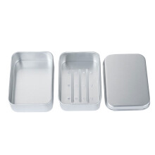 Handy Soap Box Aluminum Travel Soap Holder Soap Container