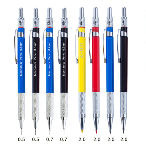 Ergonomic Grip Drawing Automatic Pencil-2mm yellow rod yello 1
