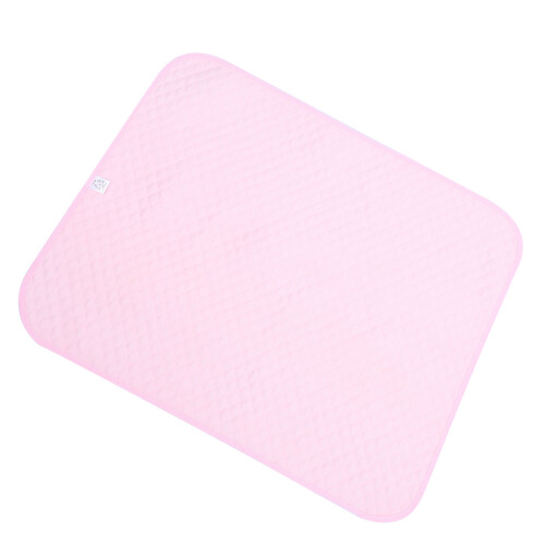 1Pièces Alèse Protection Lit Rose Coton Tpu Lavable 2
