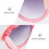 1Par Gafas Para Niños Rosa Con De Plástico Para 4