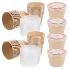 50Stk Einweg Papierschalen Für , , Ideal Für Zuhause