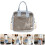 Spalla in Nylon Trasparente, Capiente E Portatile 3