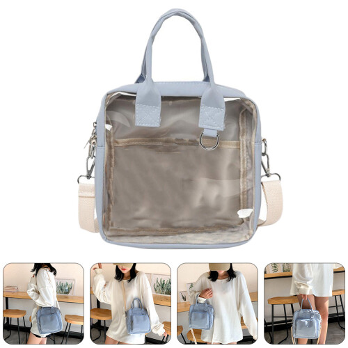 Spalla in Nylon Trasparente, Capiente E Portatile 2