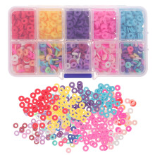1500Stk Polymer Clay Bastelperlen Für DIY Armbänder Und Schmuckset