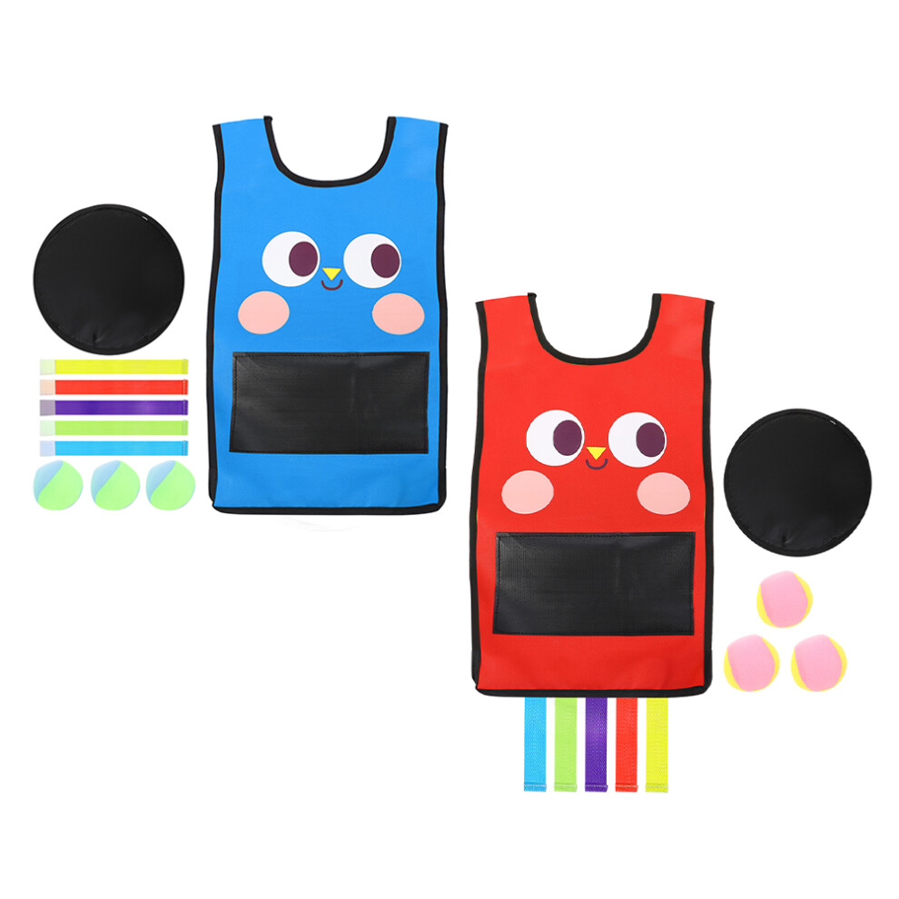 2Zest Kolorowe Kamizelki Sticky Ball Dla Dzieci, Materiał Tkanina-image