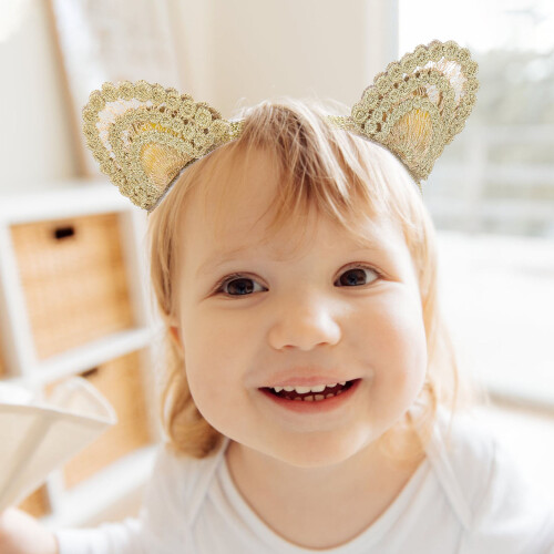 2Ud Accesorios Bebé Diademas Elásticas Encaje 2