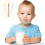 3Pz Cannucce Bambini Silicone Riutilizzabili Per Bevande E Tè 5