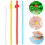 3Pz Cannucce Bambini Silicone Riutilizzabili Per Bevande E Tè 3