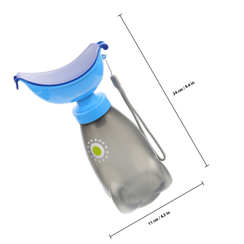Portabler Urinbeutel PP Unisex Notfall Urinal Hellblau 1