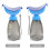 Portabler Urinbeutel PP Unisex Notfall Urinal Hellblau 9
