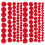 500Stk Rote Handgemachte Polyester Pompoms Für Basteln Und 10