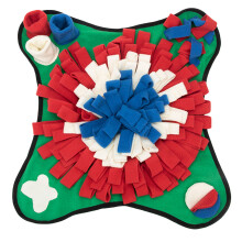 1St Huisdier Snuffelmat Met Meerkleurig Polar Fleece Zoekspel