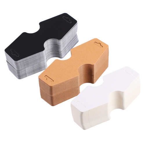 300Pz Carte Pieghevoli Kraft Colorate Per Display Collane E 2
