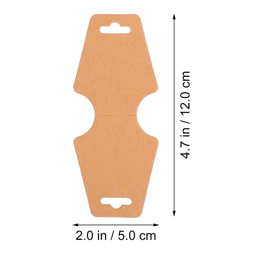 300Pz Carte Pieghevoli Kraft Colorate Per Display Collane E 1