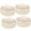 4St Multifunctionele Witte PU Wielen Skateboard Vervangingsset 1