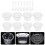20Sets Duurzame Plastic Moussebekers Met Voor 3