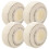 4St Multifunctionele Witte PU Wielen Skateboard Vervangingsset 11