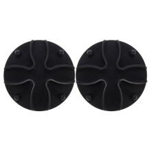 2Pz Pad Licking Nero Silicone Antiscivolo Per Alimentazione Pet