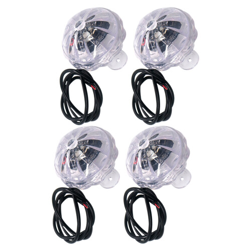 4St Breed Compatibel Tail Light Transparant Abs+st Auto Motorfiets