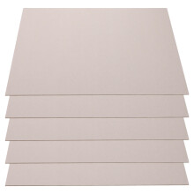 5Ud Cartón Para DIY A3 Beige Papel Doble Infantil