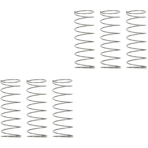 6Pcs Durable Silver Trumpet Button Springs Professional Replacement 2