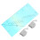 1Set Durable Sky-Blue Plastic Seam Allowance Sewing Measure Ruler 8