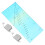 1Set Durable Sky-Blue Plastic Seam Allowance Sewing Measure Ruler 7