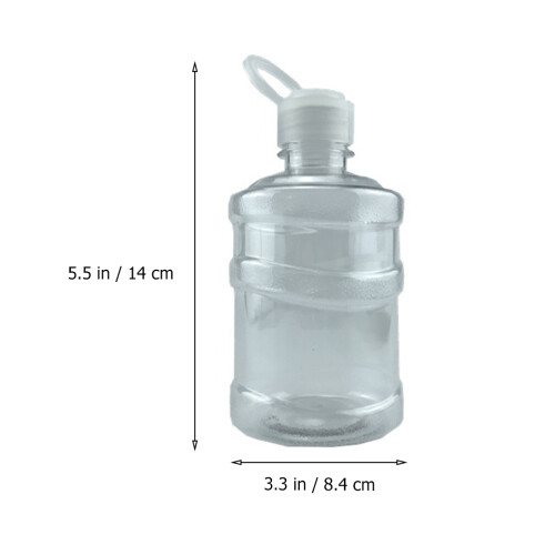 10Pz Mini Bottiglie Trasparenti in Pet Per Latte E Bevande 1